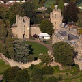Warwick Castle from the air