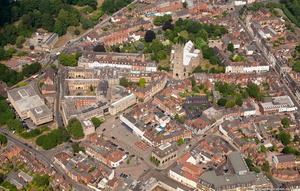 Warwick from the air