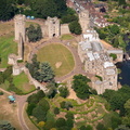 Warwick Castle  from the air