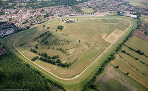 Warwick Racecourse  Warwick from the air