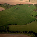 Wormleighton deserted medieval village ( DMV )  from the air