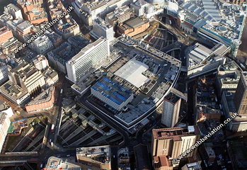 Birmingham New St Station  Birmingham West Midlands aerial photograph 