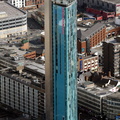 Beetham Tower Birmingham  from the air