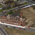 derelict Belmont Row Works, Birmingham  from the air