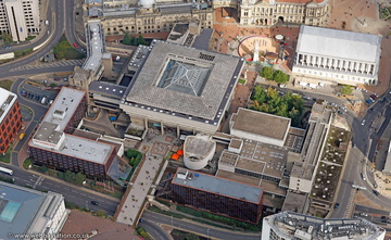 Birmingham Central Library from the air