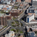 Birmingham Five Ways from the air