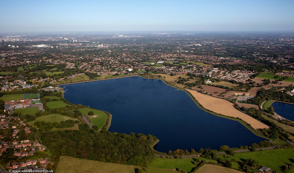 Bartley Reservoir from the air