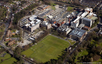 Cadburys Factory Bournville Green Birmingham from the air