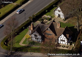 Selly Manor Bournville  Birmingham West Midlands aerial photograph 