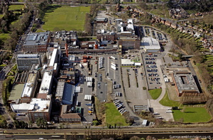 Cadburys Factory Bournville Green Birmingham from the air