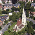 St Augustine's Church, Edgbaston Birmingham from the air