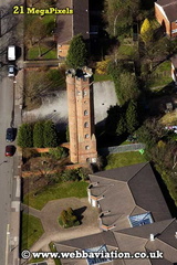 Perrott's Folly / Tower Birmingham University Edgbaston  Birmingham West Midlands aerial photograph 