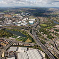 Spaghetti Junction Birmingham  from the air 