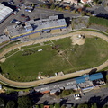 Hall Green Stadium from the air