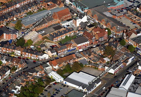 Kings Heath   Birmingham West Midlands aerial photograph 