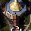  Peace Pagoda in Ladywood  Birmingham West Midlands aerial photograph 
