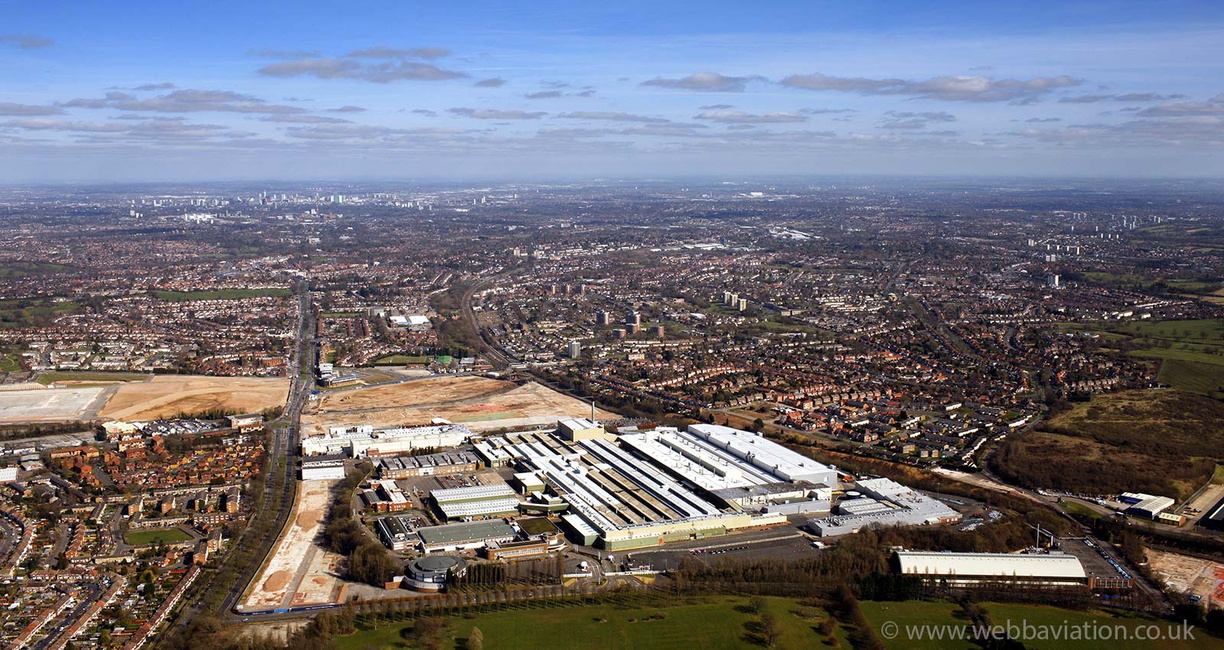 BL Longbridge Birmingham aerial photograph 