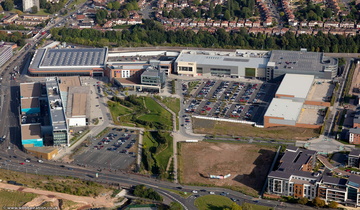 Longbridge Town Centre  from the air