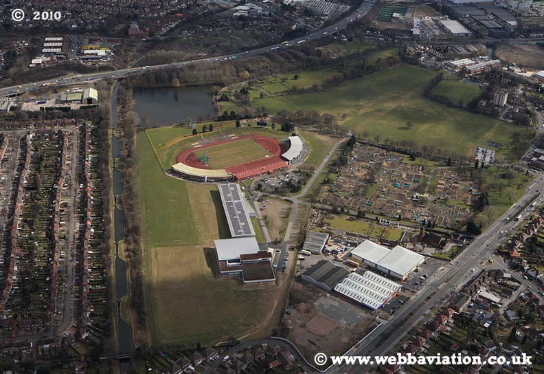 Perry Park Perry Bar  Birmingham West Midlands aerial photograph 