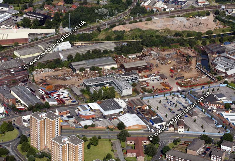 Smethwick  Birmingham West Midlands aerial photograph 