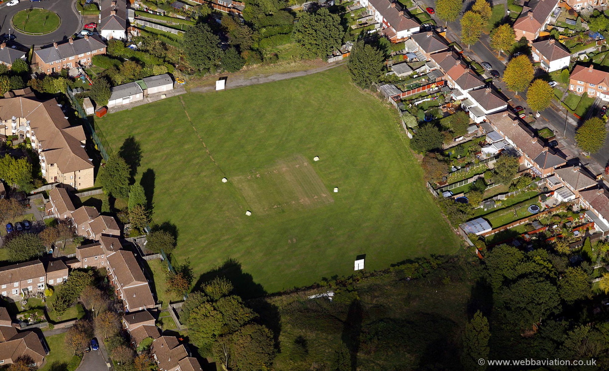  Stirchley Cricket Ground    from the air
