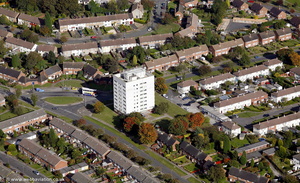 Woodgate  Birmingham from the air