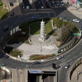 Holloway Circus roundabout Birmingham from the air