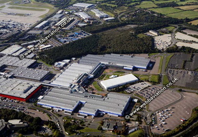 National Exhibition Centre , NEC   Birmingham West Midlands aerial photograph 