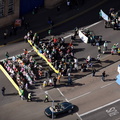 St Patrick's Day parade Birmingham from the air