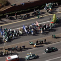 St Patrick's Day parade Birmingham from the air