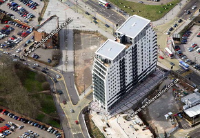 Masshouse Eastside  Birmingham West Midlands aerial photograph 