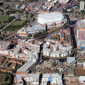 Oozells Street Loop of the New Main Line , Birmingham Canal Navigations (BCN)    Birmingham West Midlands aerial photograph 