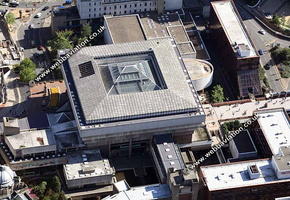 Birmingham Central Library Birmingham West Midlands aerial photograph 