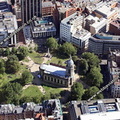 Birmingham Cathedral Birmingham West Midlands aerial photograph 
