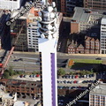 BT Tower  Birmingham West Midlands aerial photograph 
