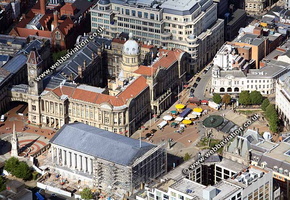 Birmingham City Council House Birmingham West Midlands aerial photograph 