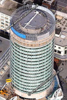 the Bullring Rotunda Birmingham West Midlands aerial photograph 