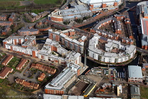  Oozells Street Loop Birmingham aerial photograph 