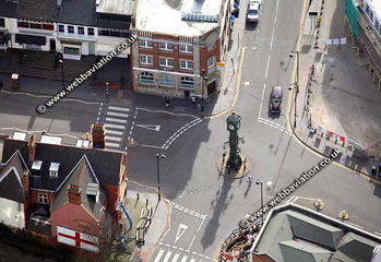 Chaimberlain Clock Birmingham West Midlands aerial photograph 