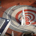 Chamberlain Memorial  Chaimberlain Square  Birmingham aerial photograph 