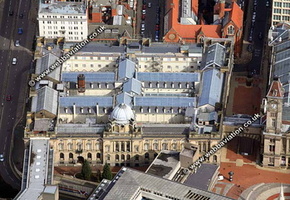 Birmingham City Council House Extension   Birmingham West Midlands aerial photograph 
