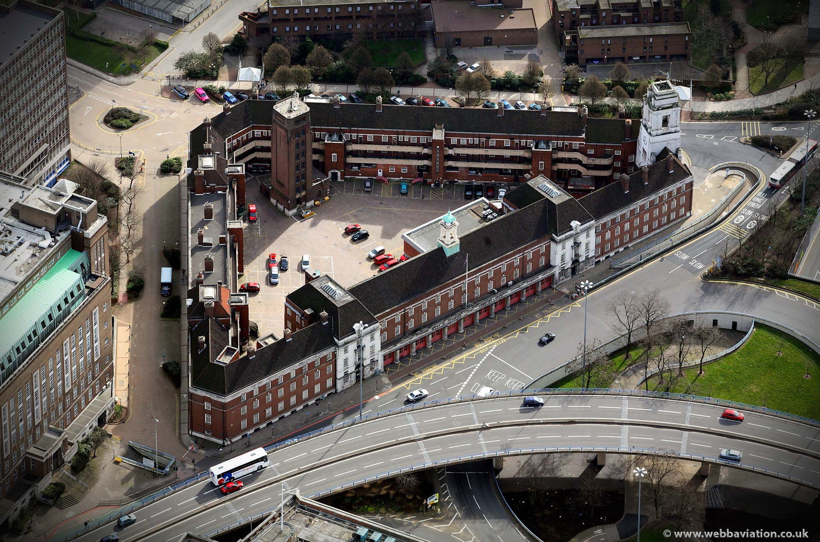 Central Fire Station, Birmingham  aerial photograph