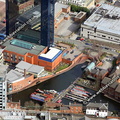 Gas Street Basin Birmingham West Midlands aerial photograph 
