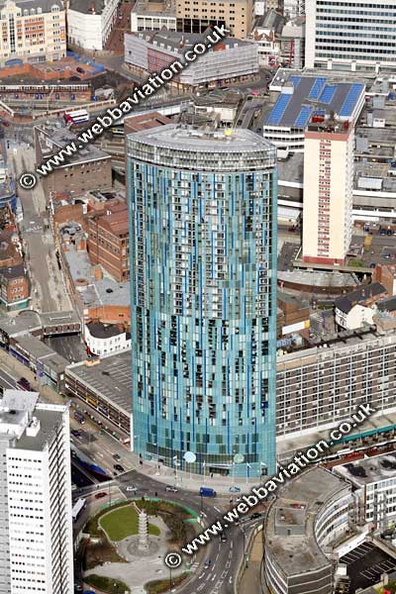 10 Holloway Circus /  the Holloway Circus Tower /  Beetham Tower   Birmingham West Midlands aerial photograph 