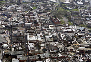Birmingham  Irish Quarter  Birmingham West Midlands aerial photograph 