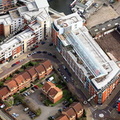 Jupiter Apartments Birmingham West Midlands aerial photograph 