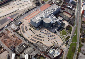 Millennium Point Birmingham West Midlands aerial photograph 