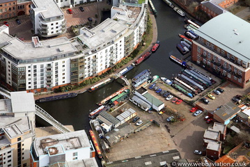 sherborne st wharf    Birmingham aerial photograph 