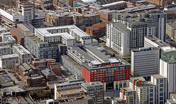 The Mailbox Birmingham  from the air