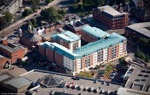 Beauchamp House,  Coventry from the air